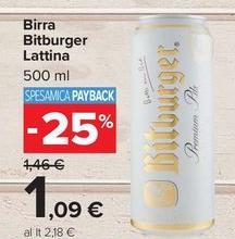 Bitburger - Birra Lattina