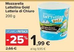 Latteria sociale di chiuro - Mozzarella Lattelina Gold