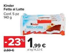 Kinder - Fetta Al Latte