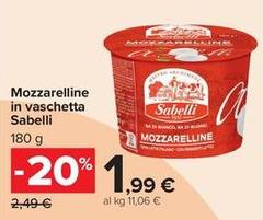 Sabelli - Mozzarelline In Vaschetta