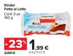 Ferrero - Kinder Fetta Al Latte