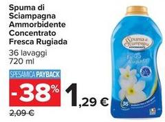 Rugiada - Spuma Di Sciampagna Ammorbidente Concentrato Fresca