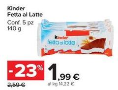 Ferrero - Kinder Fetta Al Latte