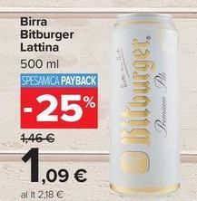 Bitburger - Birra Lattina
