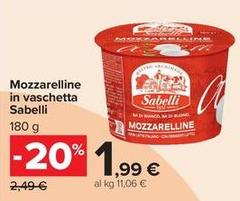 Sabelli - Mozzarelline In Vaschetta