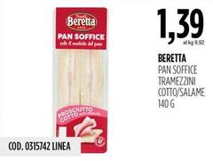 Beretta - Pan Soffice Tramezzini Cotto