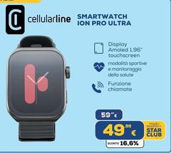 Cellularline - Smartwatch Ion Pro Ultra