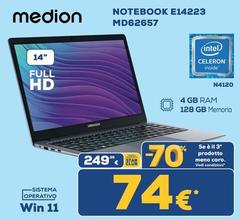 Medion - Notebook E14223 Md62657