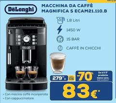 De Longhi - Macchina Da Caffè Magnifica S ECAM21.110.B