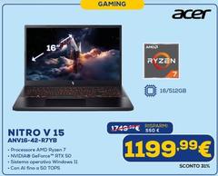 Acer - Nitro V15 Anv16-42-R7B
