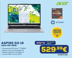 Acer - Aspire Go 15 Agis-42p-r8se