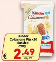 Kinder - Colazione Più X10 Classico