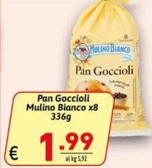 Mulino Bianco - Pan Goccioli X8