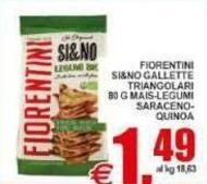 Fiorentini -  Si&No Gallette Triangolari Mais Legumi Saraceno- Quinoa