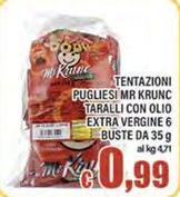 Tentazioni pugliesi - Tentazioni Pugliesi Mr Krunc Taralli Con Olio Extra Vergine 6 Buste