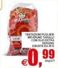 Tentazioni Pugliesi Mr Krunc Taralli Con Olio Extra Vergine