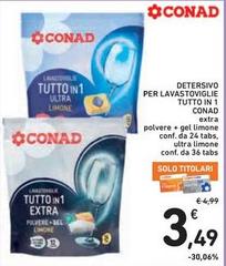 Conad - Detersivo Per Lavastoviglie Tutto In 1