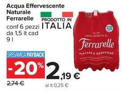Ferrarelle - Acqua Effervescente Naturale