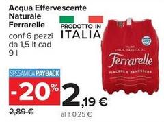Ferrarelle - Acqua Effervescente Naturale