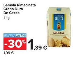 De Cecco - Semola Rimacinata Grano Duro