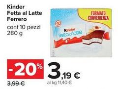 Ferrero - Kinder Fetta Al Latte