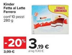 Ferrero - Kinder Fetta Al Latte