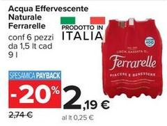 Ferrarelle - Acqua Effervescente Naturale