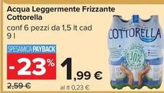 Cottorella - Acqua Leggermente Frizzante