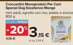 Monge - Croccantini Monoproteici Per Cani Special Dog Excellence
