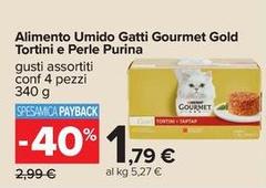 Purina - Alimento Umido Gatti Gourmet Gold Tortini E Perle