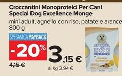 Monge - Croccantini Monoproteici Per Cani Special Dog Excellence