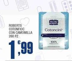 Roberts - Cotonfioc Con Camomilla