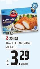 Findus - 2 Croccole Classiche O Agli Spinaci