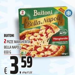 Buitoni - 2 Pizze Margherita Bella Napoli