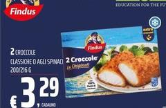 Findus - 2 Croccole Classiche O Agli Spinaci