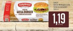 Daily Bread - Mega Burger Con Semi Di Sesamo