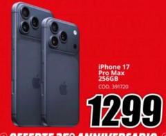Max - Iphone 17 Pro  256GB Titanio Blu