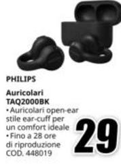 Philips - Auricolari TAQ2000BK