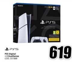 Sony - Ps5 Digital + 2 Dualsense