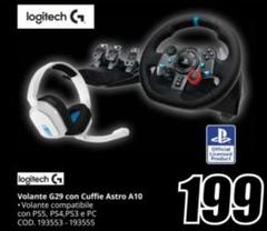 Logitech - Volante G29 Con Cuffie Astro A10
