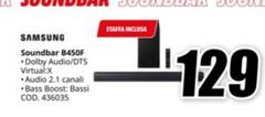 Samsung - Soundbar B450F