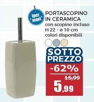 Iper - Portascopino In Ceramica