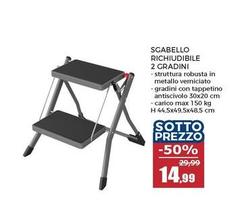 Max - Sgabello Richiudibile 2 Gradini