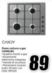 Candy - Piano Cottura A Gas CHW6LBX