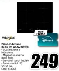 Whirlpool - Piano Induzione Da 65 Cm W5 Q2160 NE