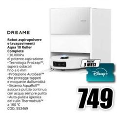Dreame - Robot Aspirapolvere E Lavapavimenti Agua 10 Roller Complete