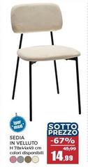 Iper - Sedia In Velluto