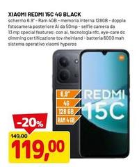 Xiaomi - Redmi 15C 4G Black