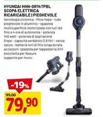 Hyundai - Scopa Elettrica Ricaricabile I Pieghevole