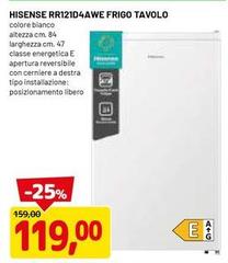 Hisense - RR12ID4AWE Frigo Tavolo